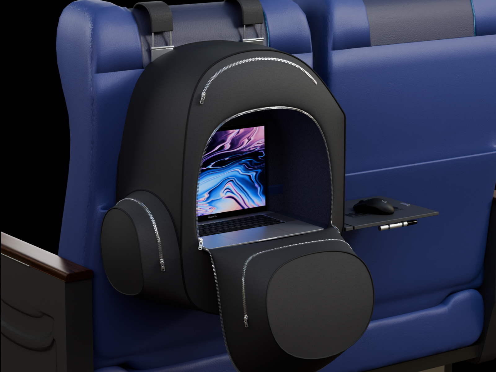 SafeSense bike safety render